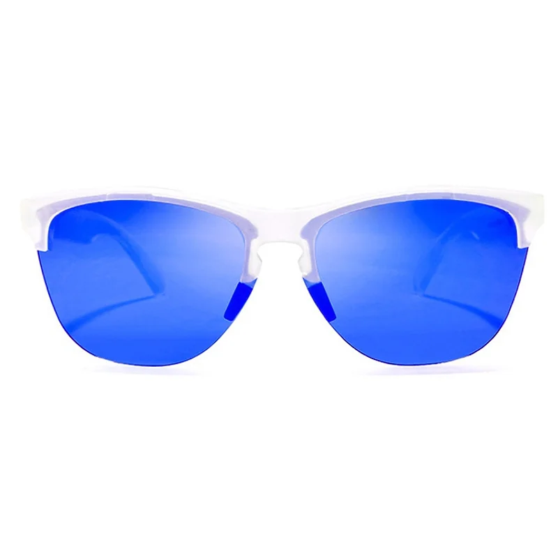 KDEAM Borger 4 slnečné okuliare, White / Blue