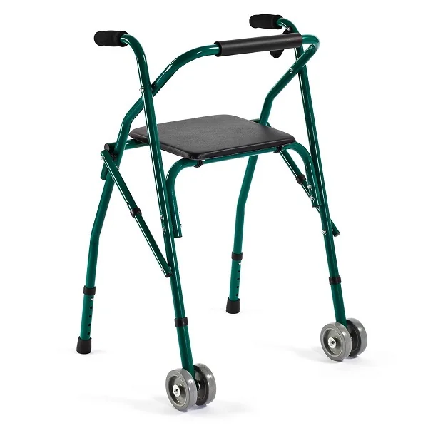 Hliníkové dvojkolesové chodítko FS-914L, zelená