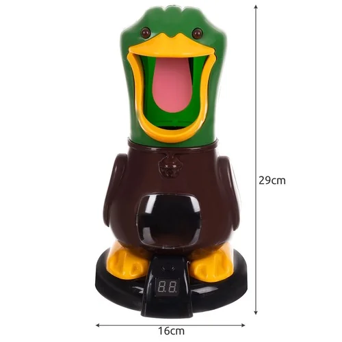 Streľba na terč Kačka + dve pištole a guľôčky, Hungry Duck