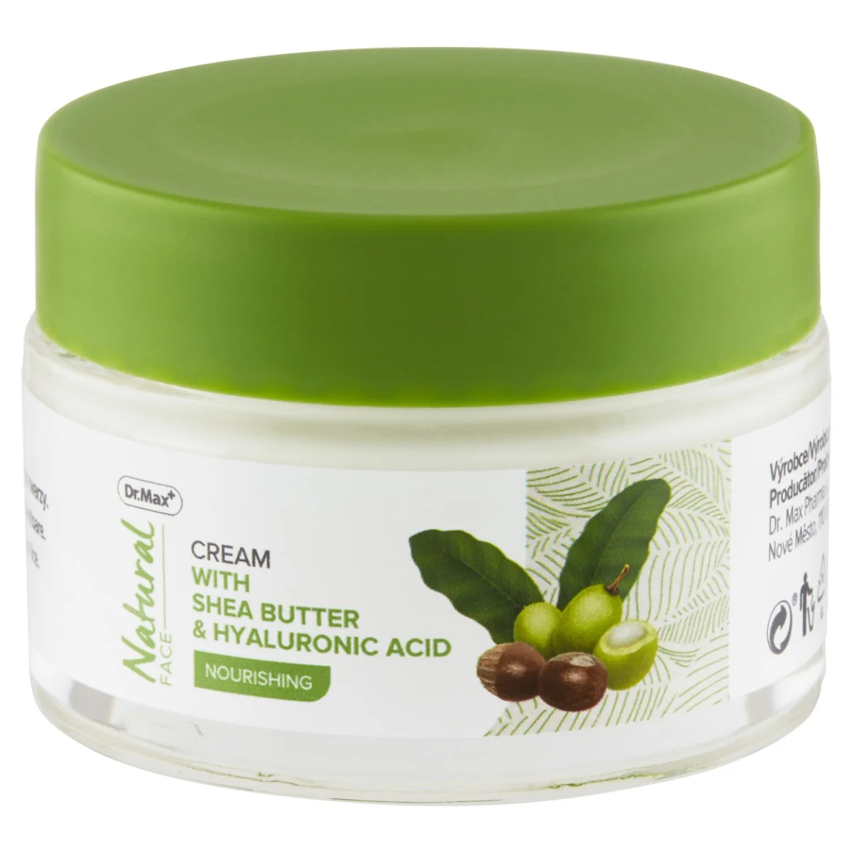 Dr. Max Natural Nourishing Face Cream 1×50 ml, krém na tvár s bambuckým maslom a kyselinou hyalurónovou