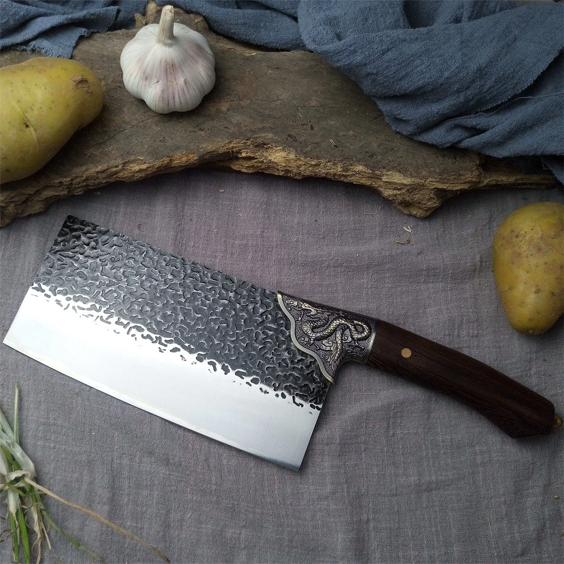 Kuchynský sekáčik Dragon-Big Cleaver 35 cm, čepeľ 21 cm