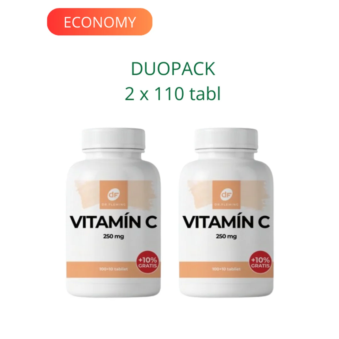 DR. FLEMING Vitamin C 250mg +10% gratis 2x110ks DUOPACK