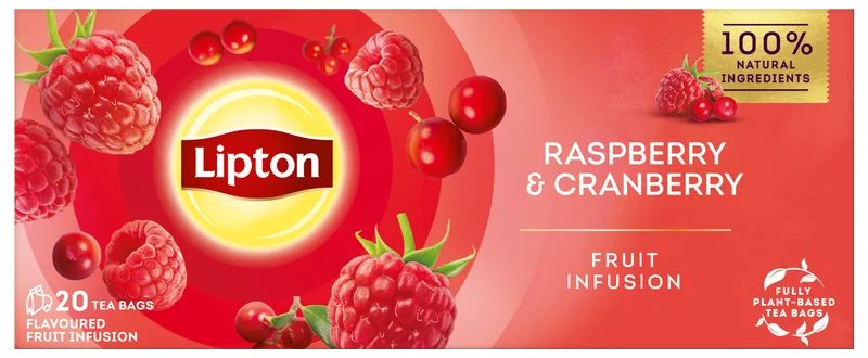 Lipton Raspberry with Cranberry 1,7g 20 ks