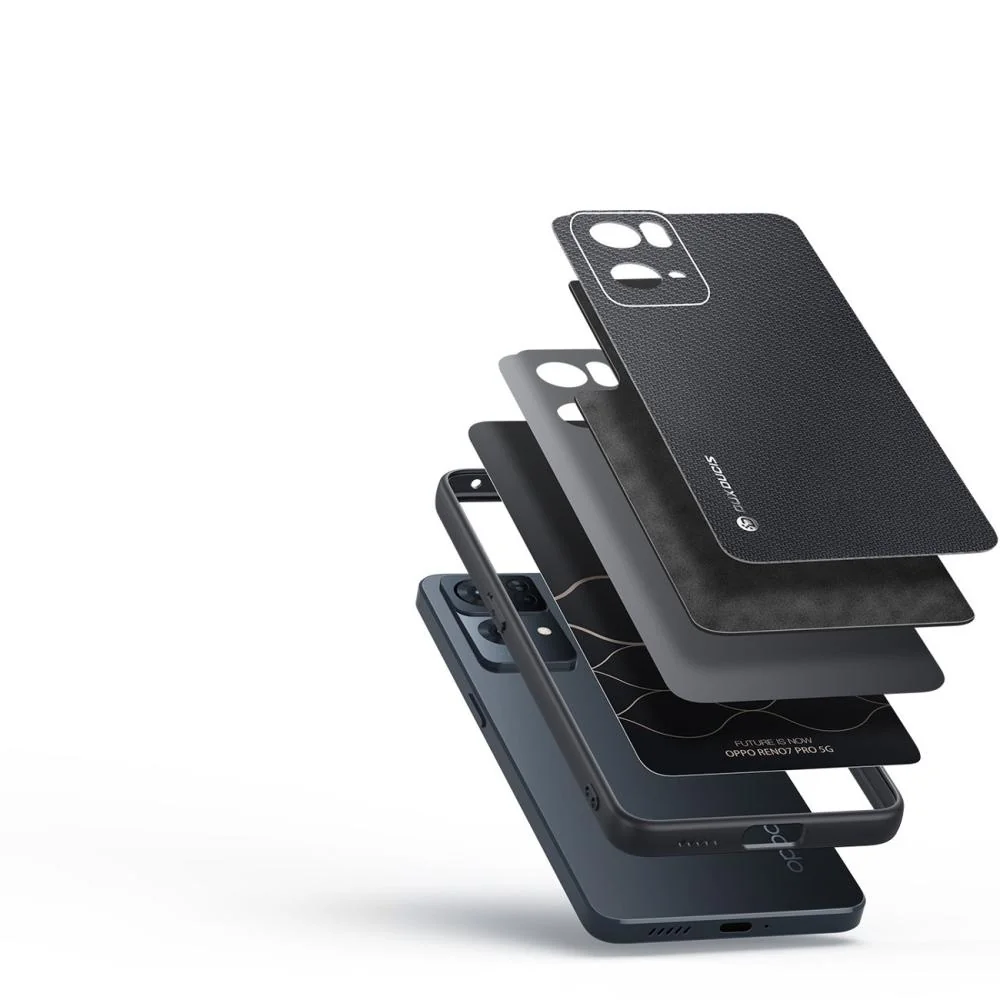Puzdro FINO series pre Oppo Reno7 Pro 5G - Čierna