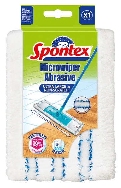 Spontex Microwiper Abrasive náhrada 1 x 1 ks, náhrada pre mop