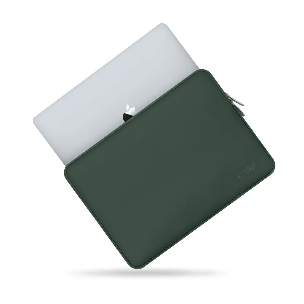 Tech-Protect Neoslim obal na notebook 13-14'', tmavozelený