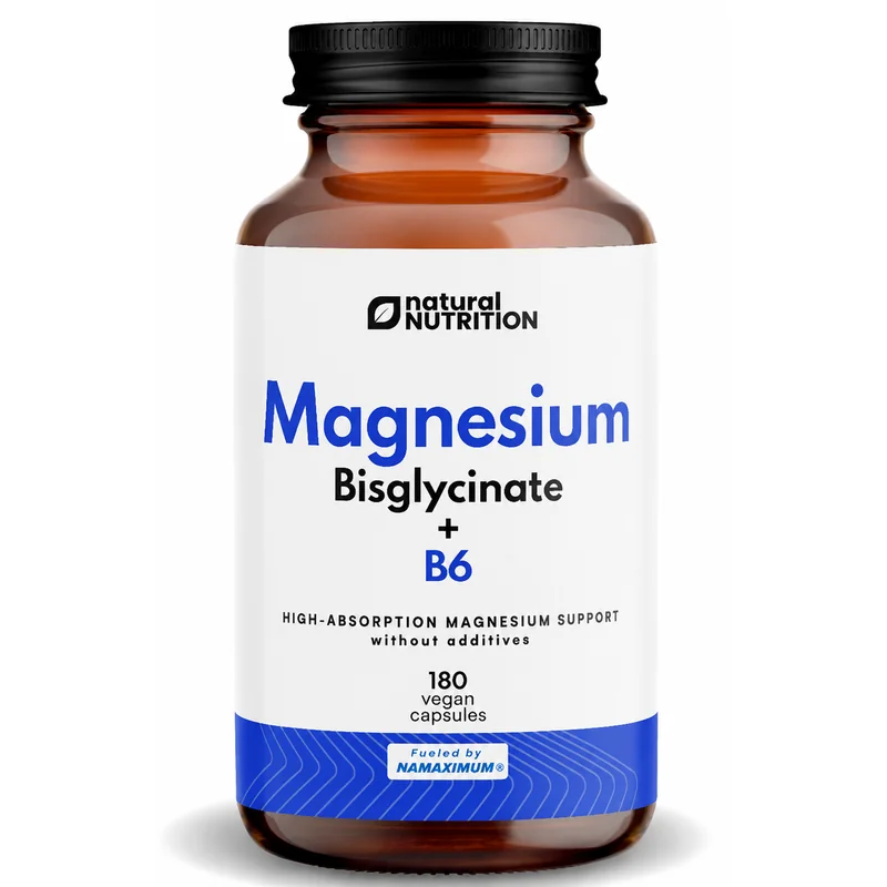 Magnézium chelát (bisglycinát) + vitamín B6 180 caps