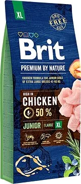 Brit Premium By Nature Junior Xl 1×15 kg, granule pre psy