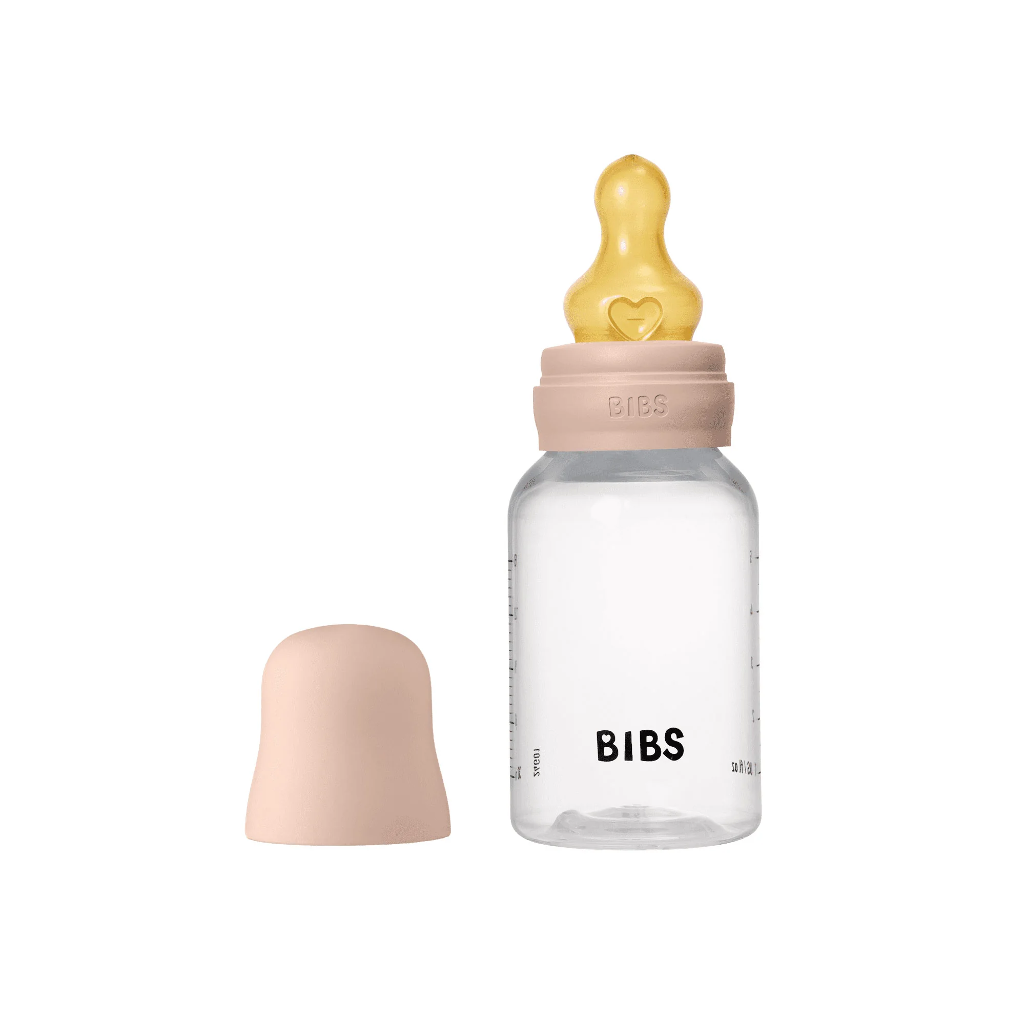 BIBS antikoliková fľaša s kaučukovým cumlíkom 150ml - Ivory