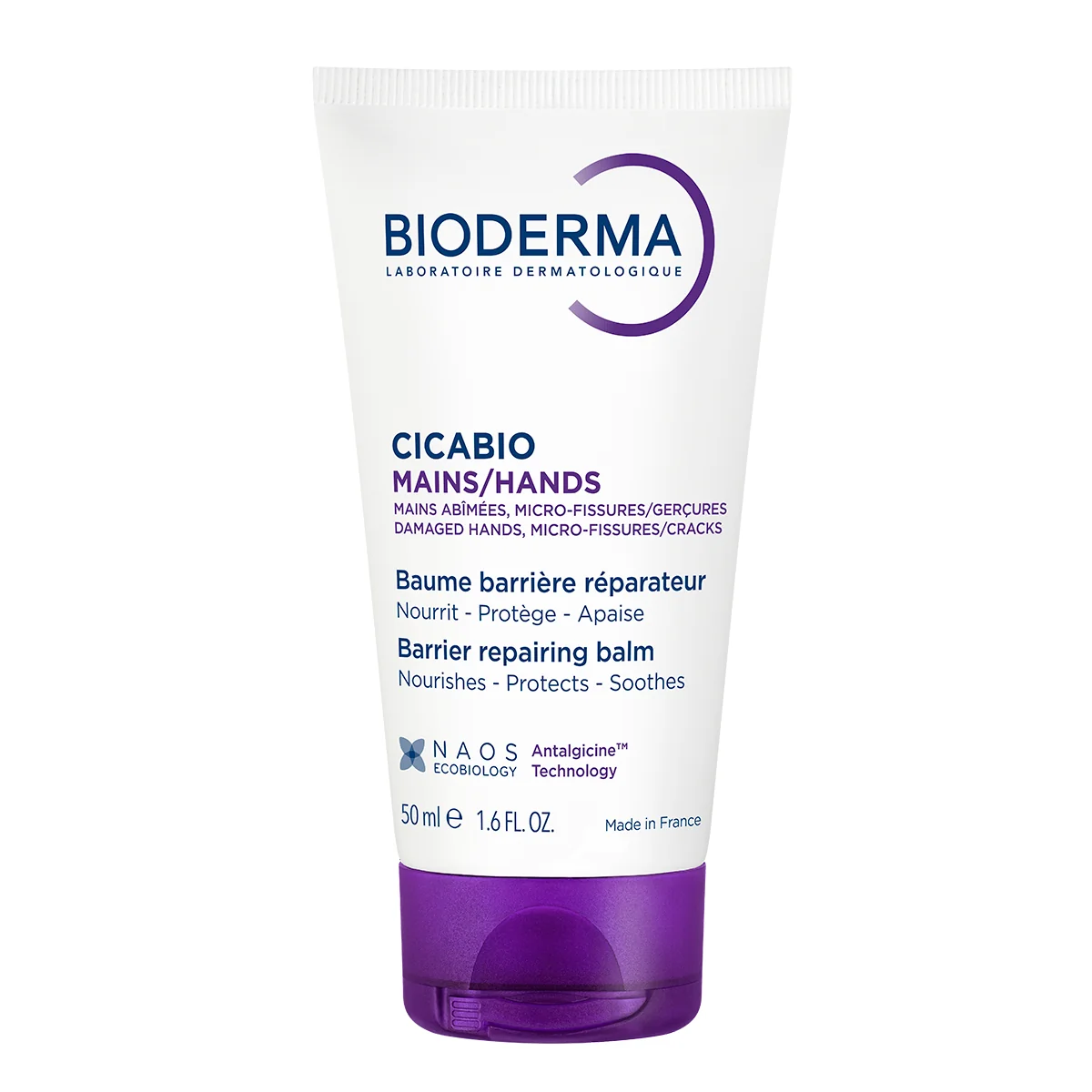 BIODERMA Cicabio Krém na popraskané a suché ruky 1×50 ml, regeneračný balzam na ruky