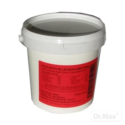 UNGUENTUM LENIENS HBF - HR 1×1000 g, hydrofóbny krémový základ