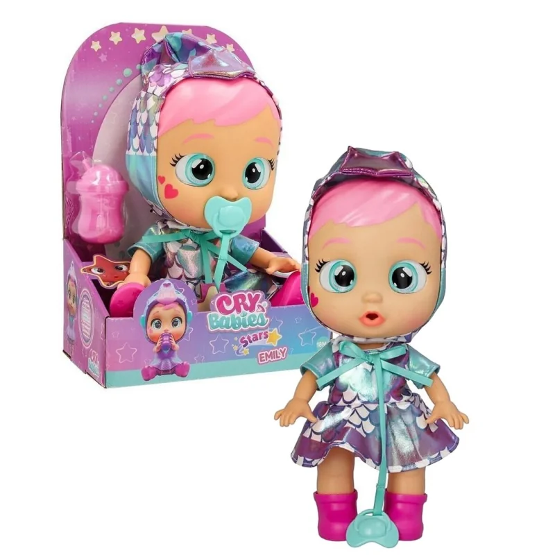 IMC Toys Cry Babies Star Babies interaktívna bábika Emily séria 2