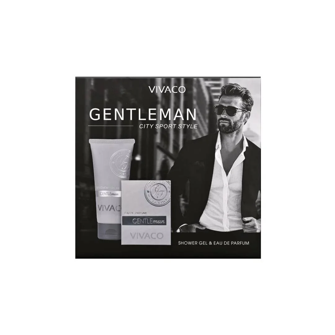 VIVACO MAN2206 darčeková kazeta pánskej kozmetiky GENTLEMAN SILVER