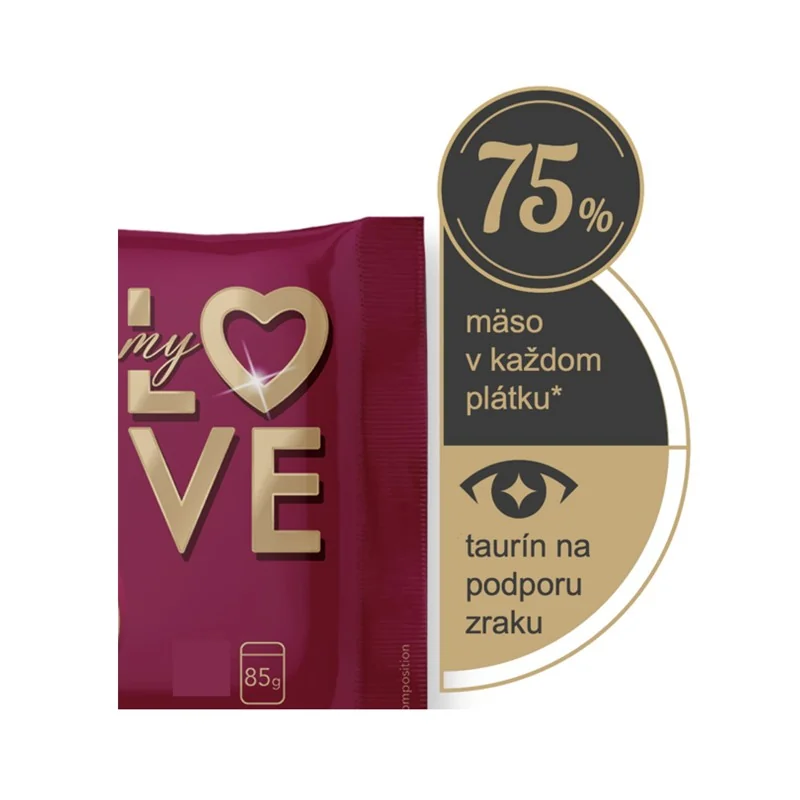My Love kapsička pre mačky s rybou v jemnej omáčke 85 g (2244)