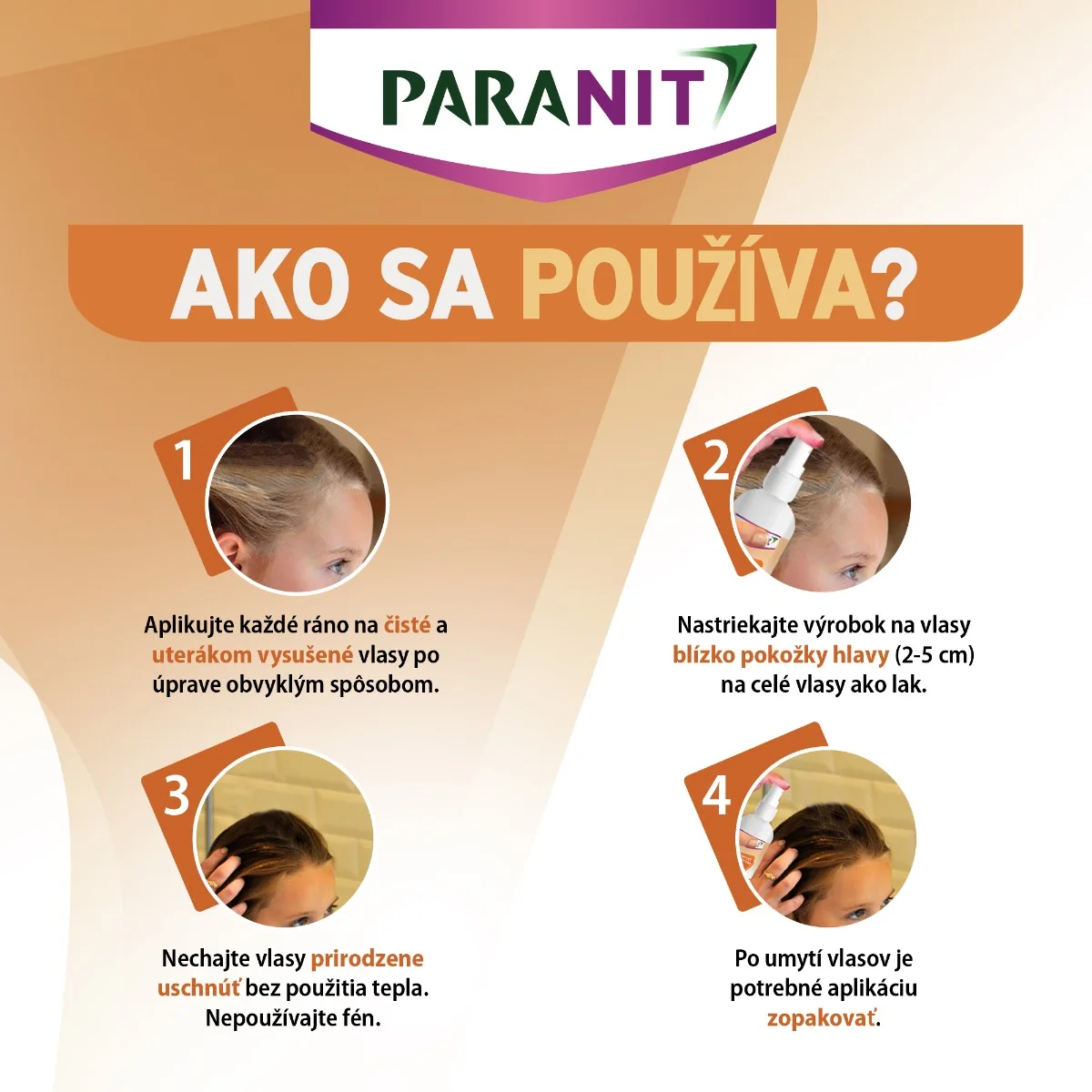 PARANIT REPELENT 1×100 ml, sprej proti všiam