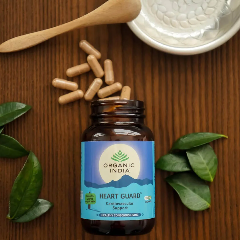 Organic India Heart Guard kapsuly 60 ks kardiovaskulárny systém