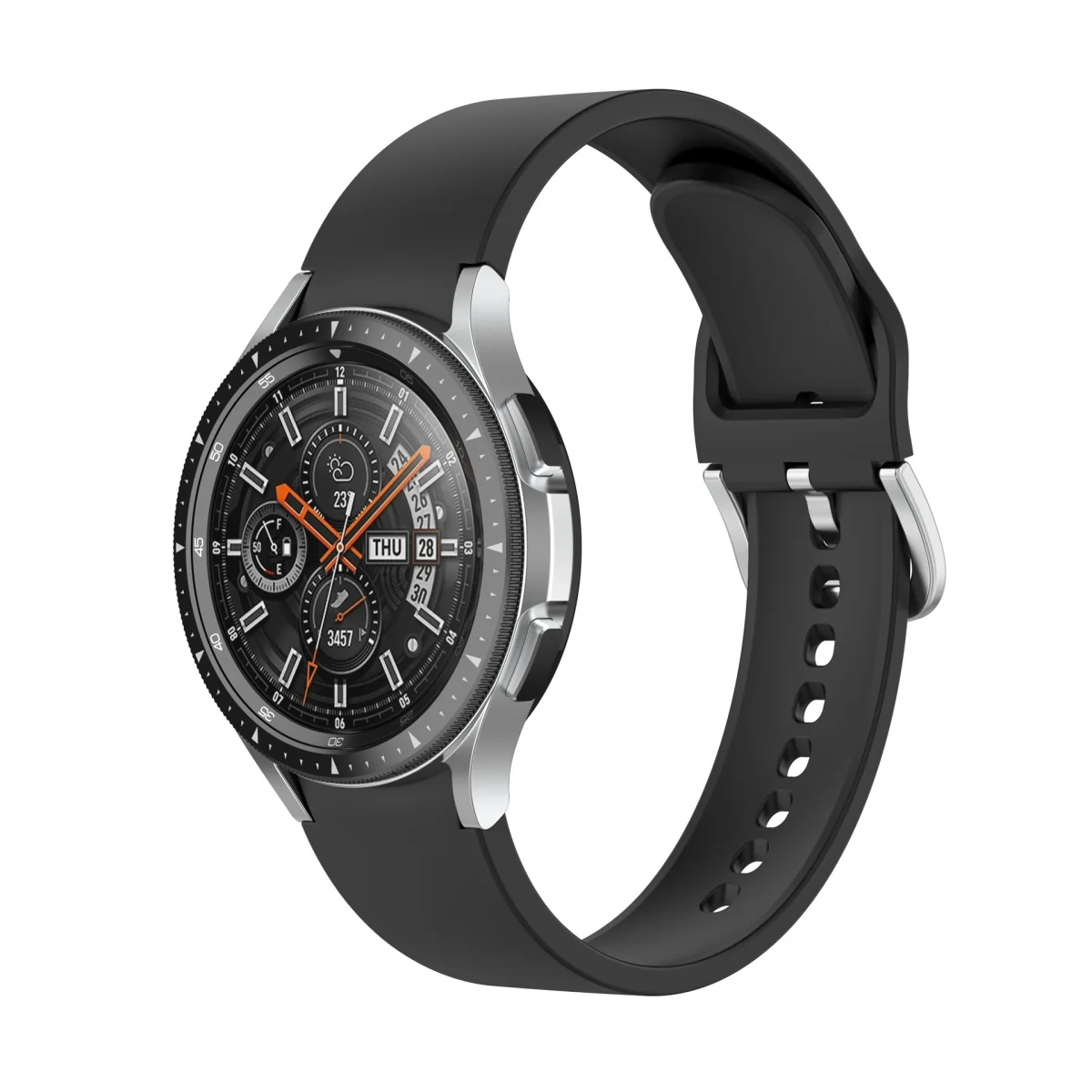 Bstrap Silicone remienok na Samsung Galaxy Watch 4 / 5 / 5 Pro / 6 black