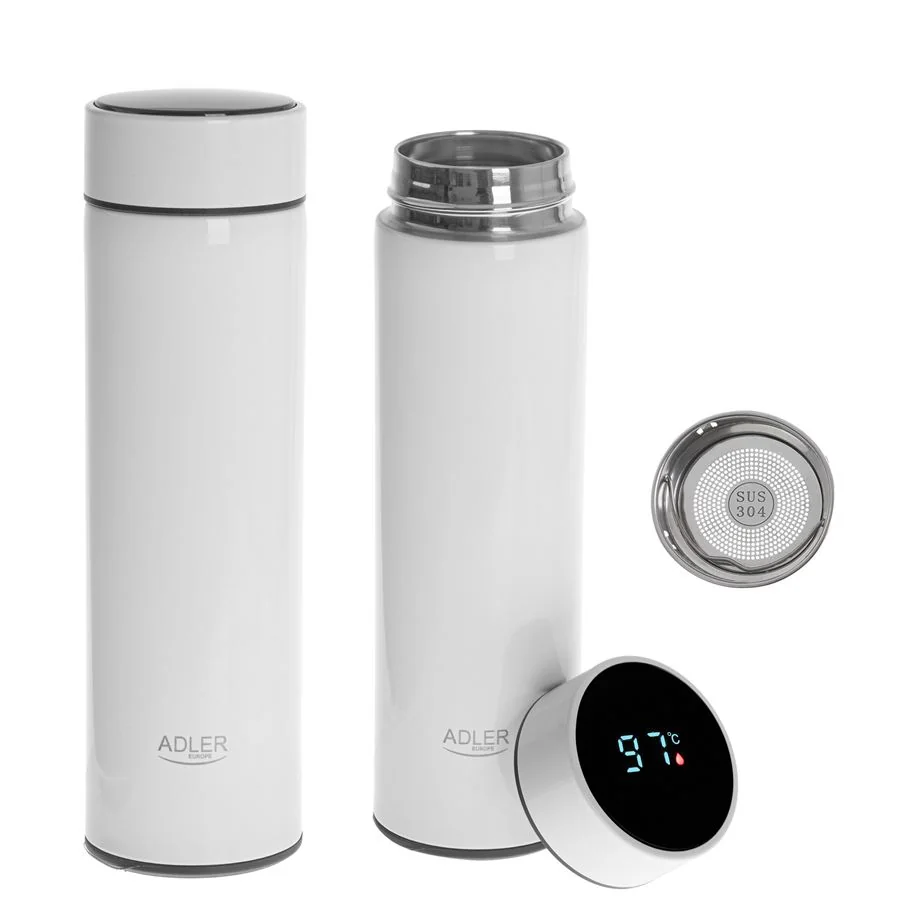 LED termoska Adler AD 4506 biela