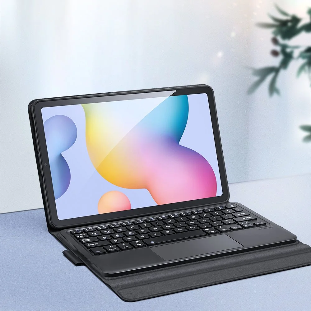 Dux Ducis Wireless Keyboard puzdro s klávesnicou na Samsung Galaxy Tab S6 Lite, čierne S6 Lite, čierne
