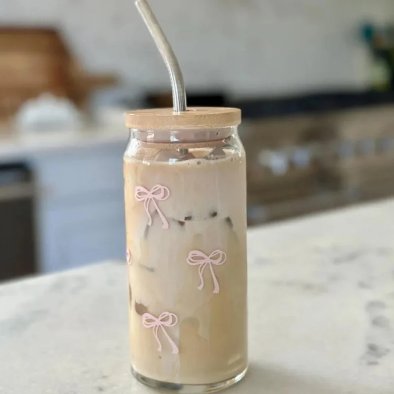 Livefy pohár so slamkou SlimBowy 450ml, ružový