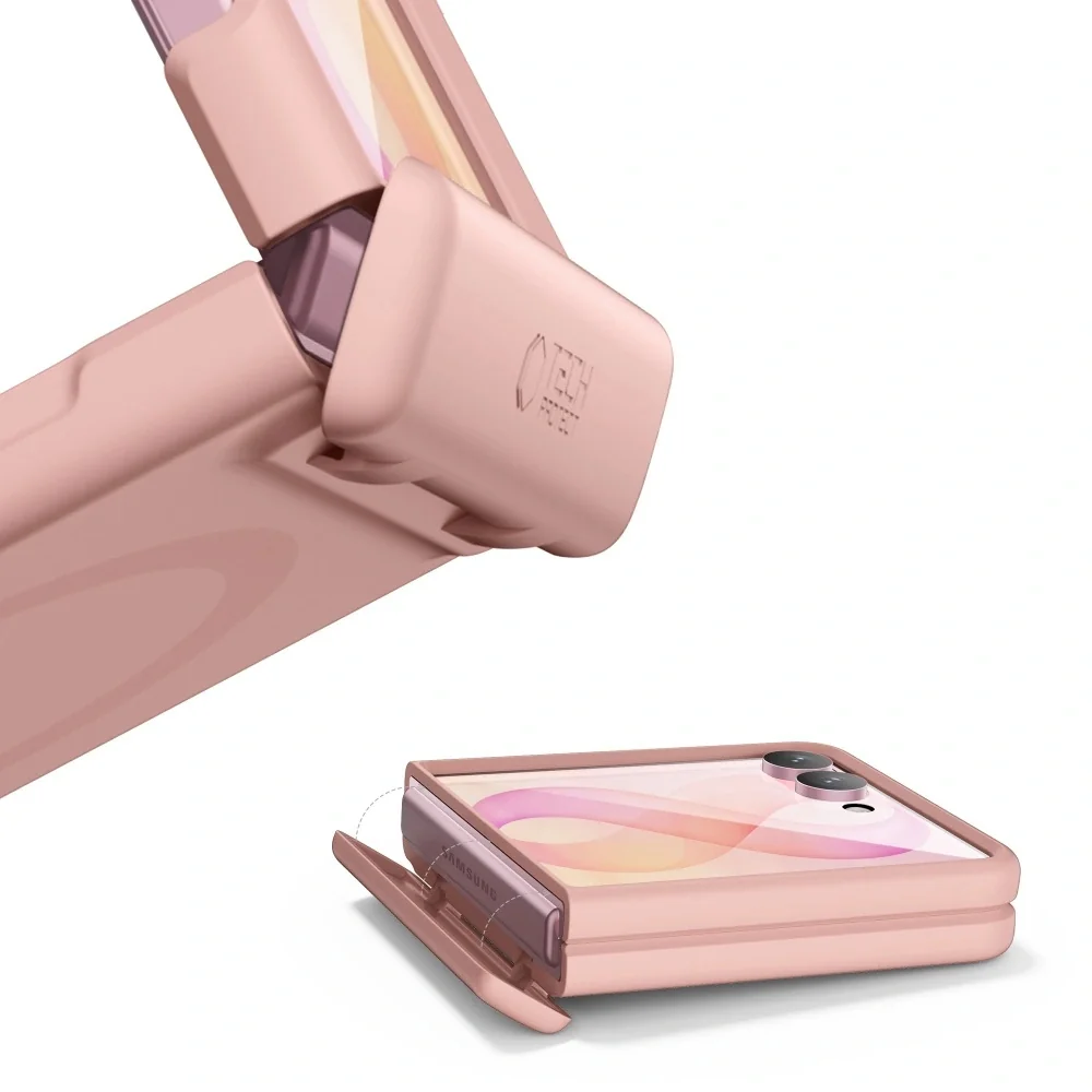Tech-Protect Kevlar Aura MagSafe kryt na Galaxy Z Flip 8, ružový