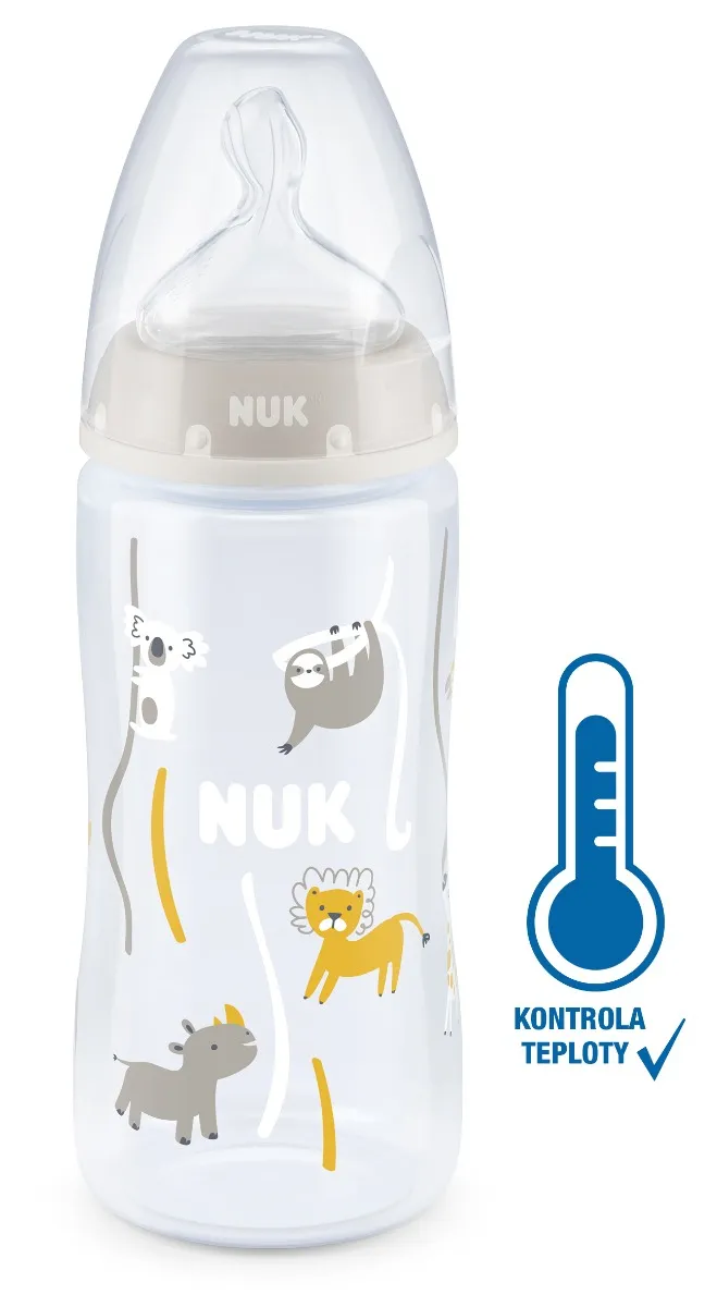 NUK FC+ flaša Temperature Control 1×1 ks, dojčenská fľaša 300 ml