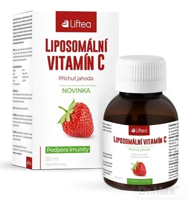 LIFTEA Lipozomálny vitamín C s príchuťou jahody
