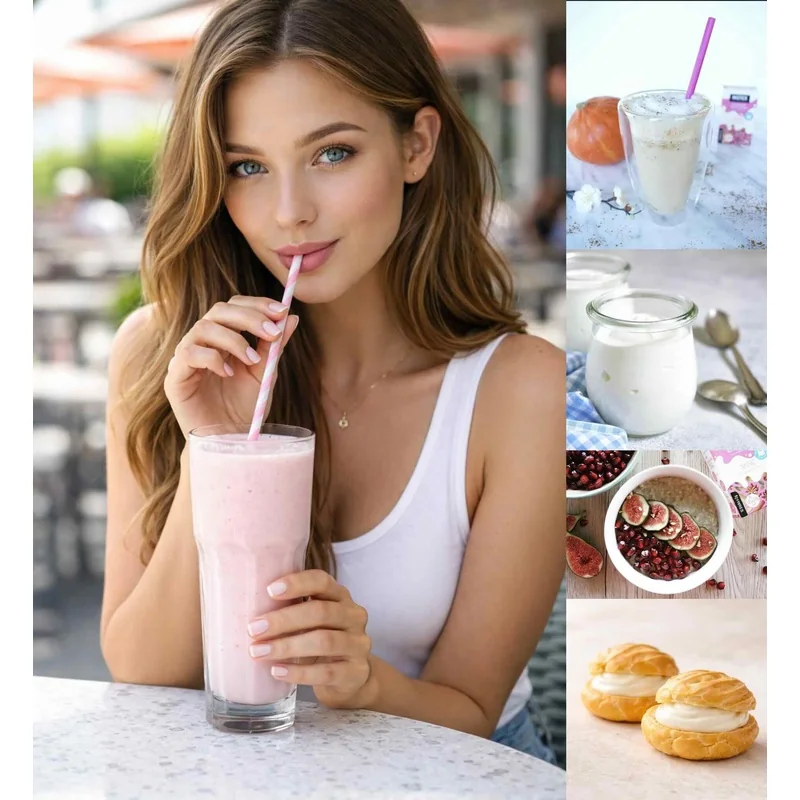 Milk Flavors Mix – príchute do mlieka bez laktózy bez cukru 84 stickov na prípravu 42-84 lit nápoja bez cukru s vitamínom C