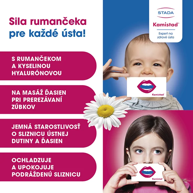 Kamistad Baby HA gel 20 ml 1×20 ml, masážny gél na zuby