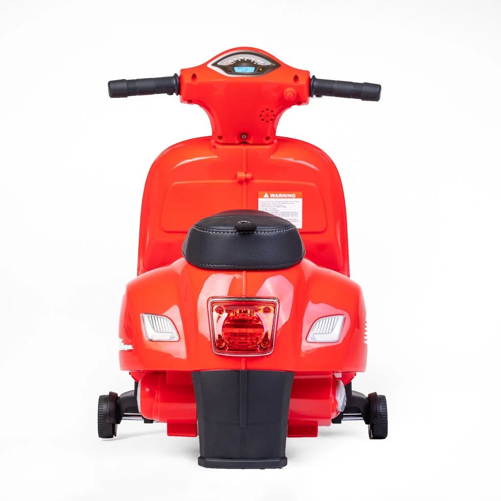 Detská elektrická motorka Baby Mix Vespa červená