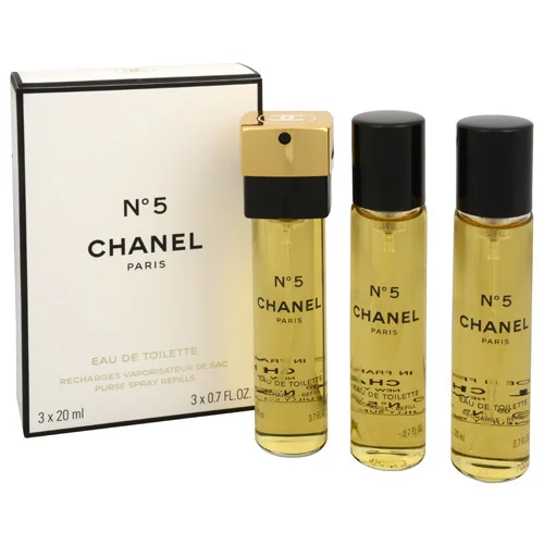 Chanel No. 5 T.Voda Napln 3x20ml 60ml 1×60 ml, toaletná voda