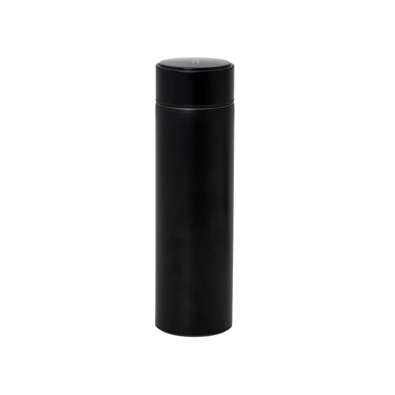 Termoska s LED teplomerom - 500ml čierna