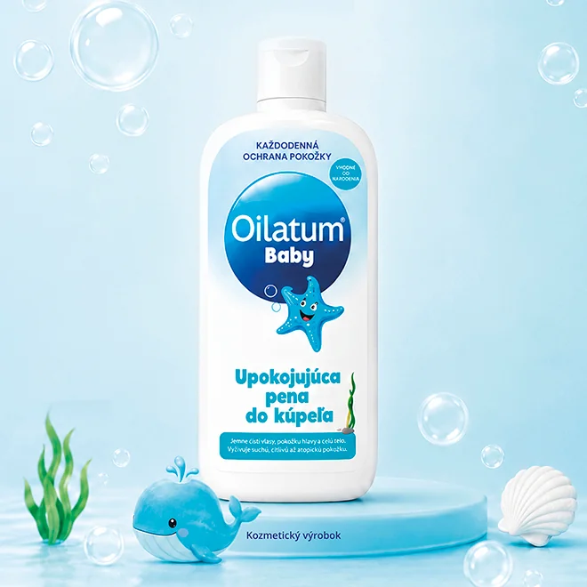 Oilatum Baby pena do kúpeľa 1×400 ml, pena do kúpeľa