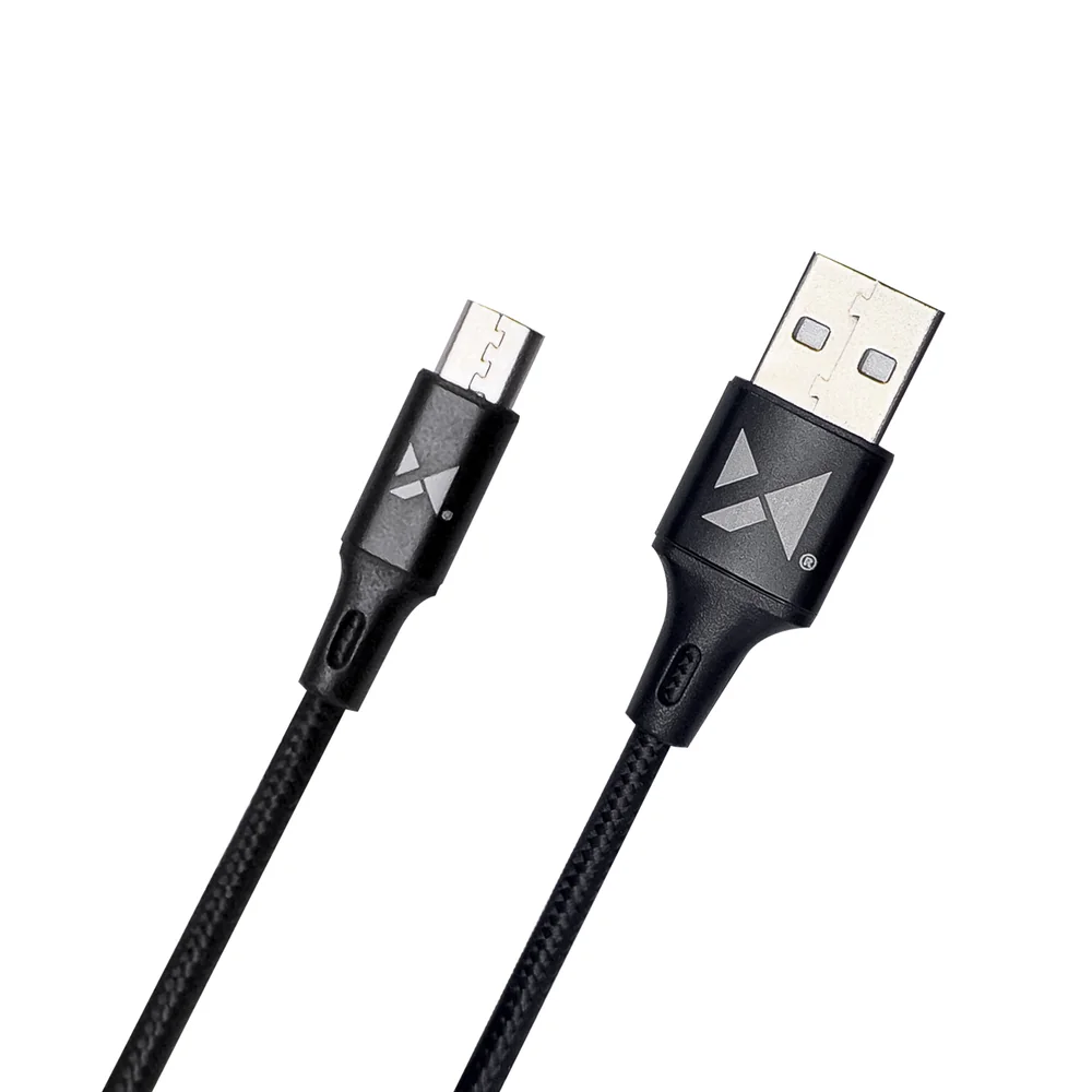 MG kábel USB / micro USB 2.4A 1m, čierny