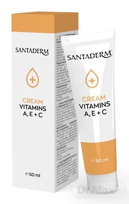 SANTADERM CREAM VITAMINS A, E + C 1×50 ml, krém na suchú pokožku