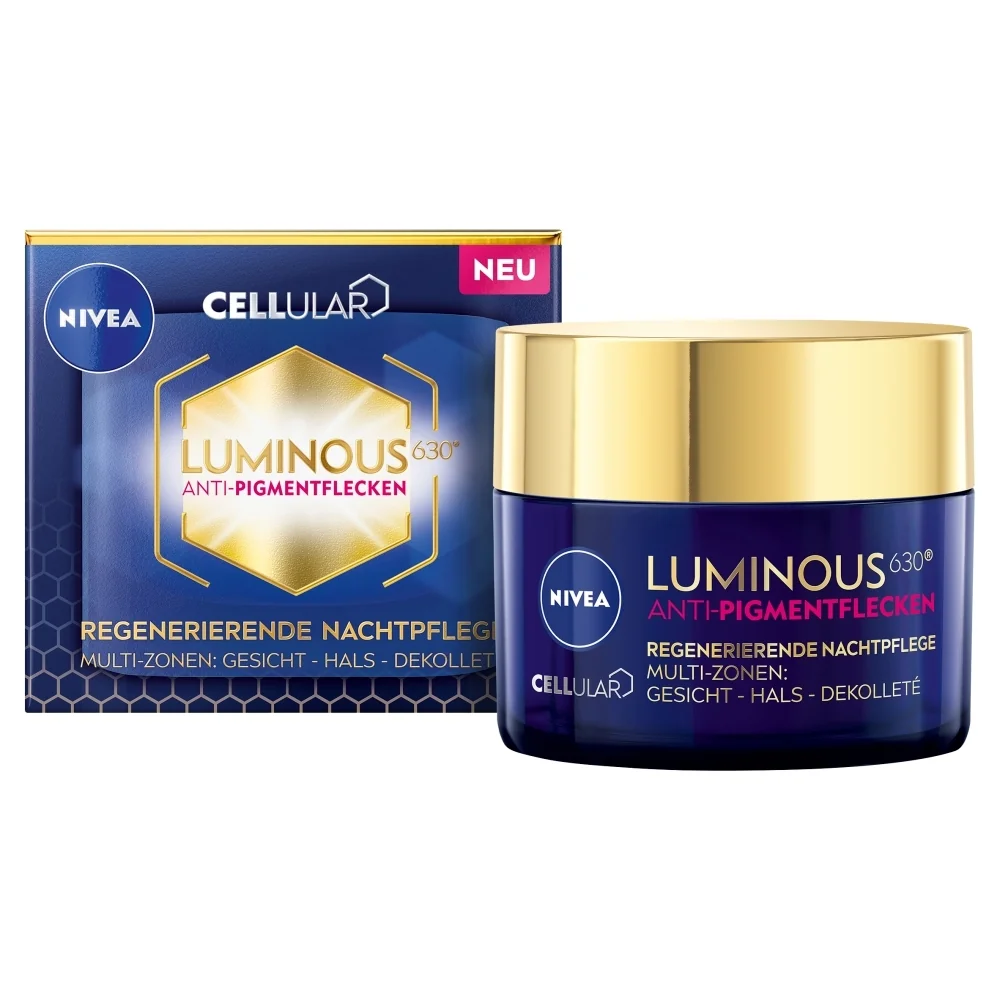 NIVEA Cellular Luminous630 Nočný krém proti pigmentovým škvrnám 50 ml