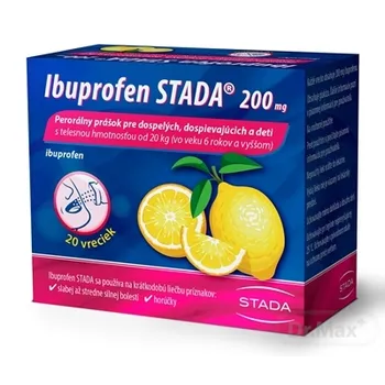 Ibuprofen STADA 200 mg perorálny prášok 1×20 ks, liek
