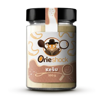 Orieshock kešu 350g 1×350 g, 100% orieškový krém