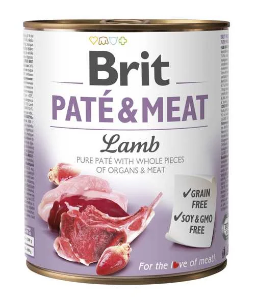 Brit Konzerva Paté & Meat Lamb 800g 1×800 g
