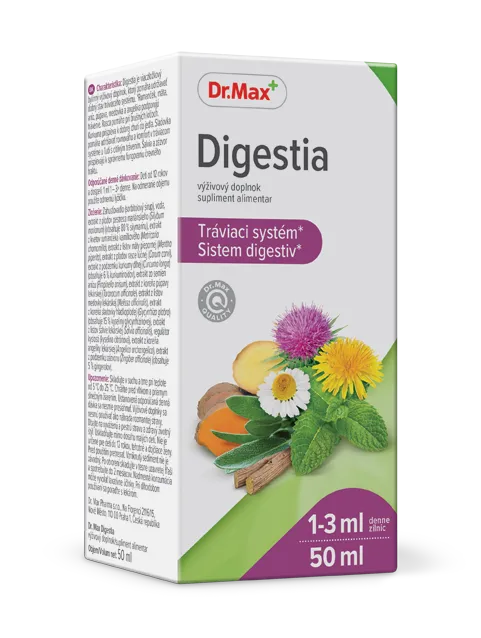 Dr. Max Digestia 1×50 ml, bylinný výživový doplnok