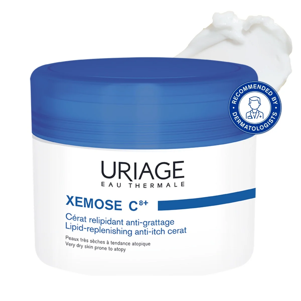 URIAGE XÉMOSE C8+ Lipid-Replenishing Anti-Irritation Cerat, 200ml 1×200 ml, masť na veľmi suchú a atopickú pokožku