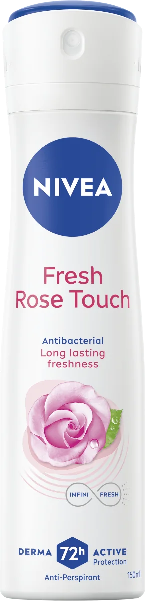 NIVEA Sprej AP Fresh Rose 1×150 ml, antiperspirant