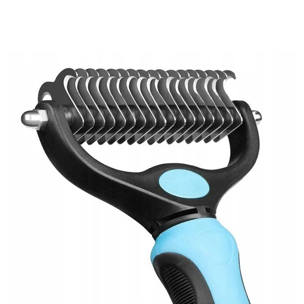 MG Brush hrebeň na vyčesávanie srsti, modrý