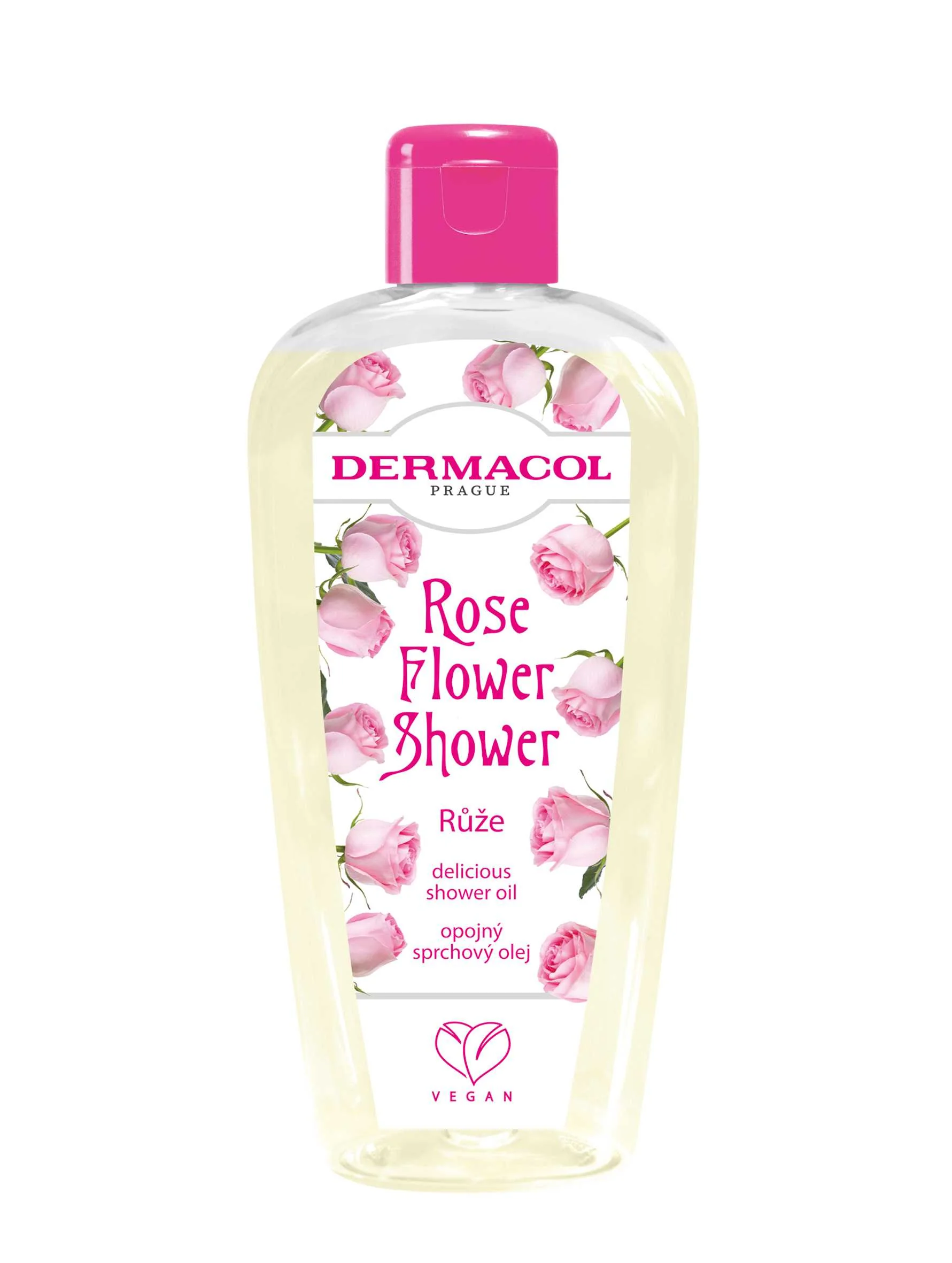 Dermacol Flower shower sprchovací olej Ruža 1×200 ml, sprchovací olej