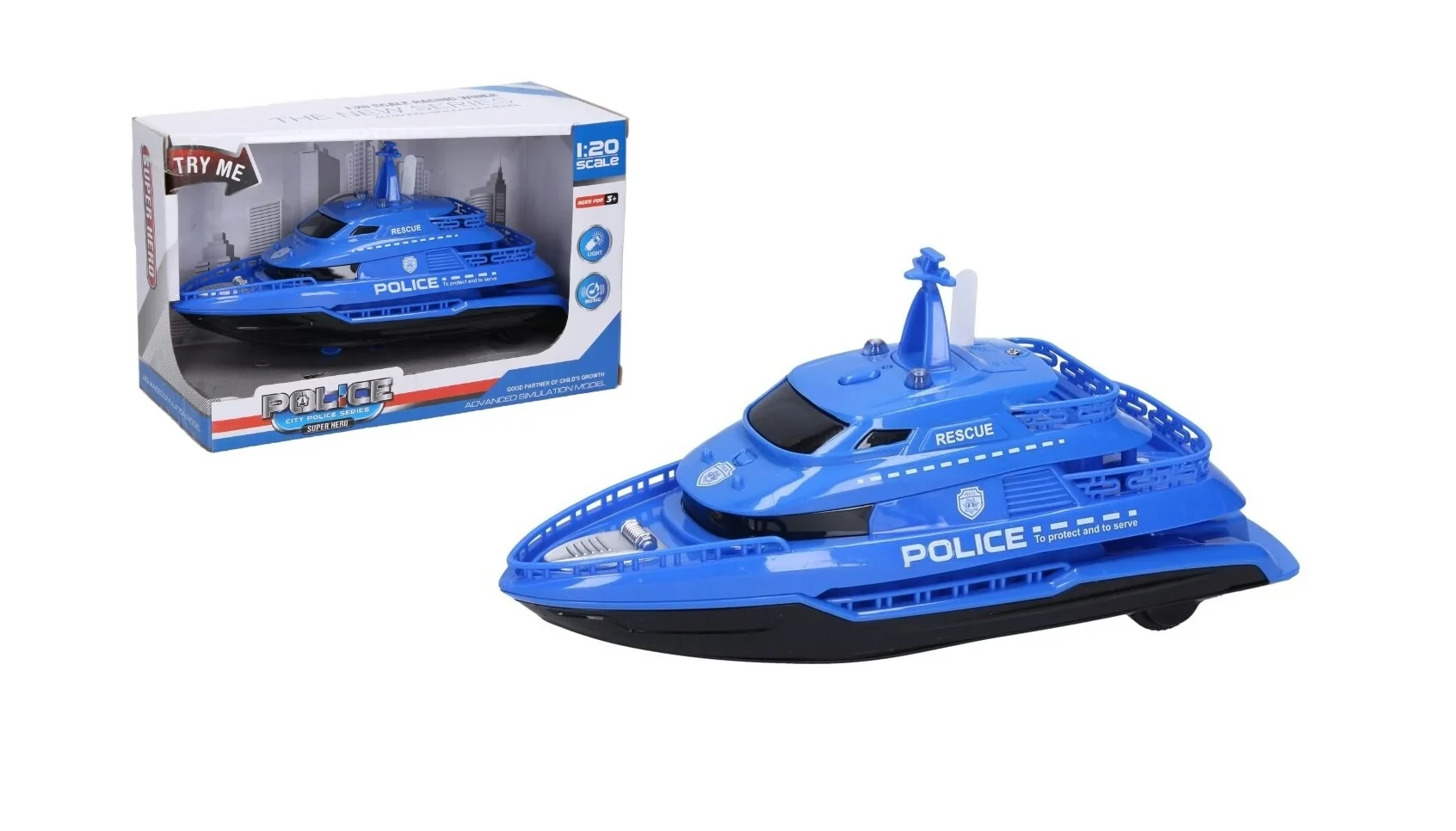 Loď na zotrvačník 22cm