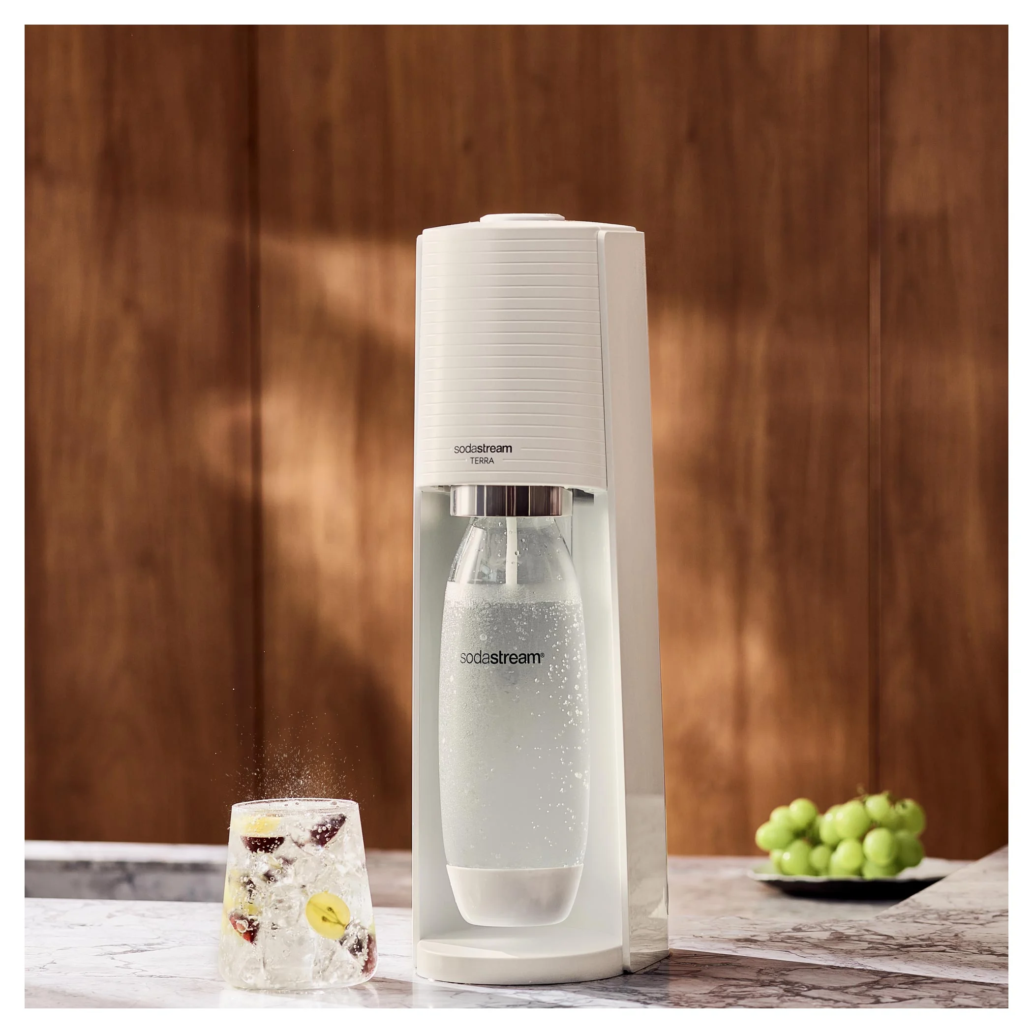 SODASTREAM TERRA white quick connect 1x1 ks, výrobník perlivej vody