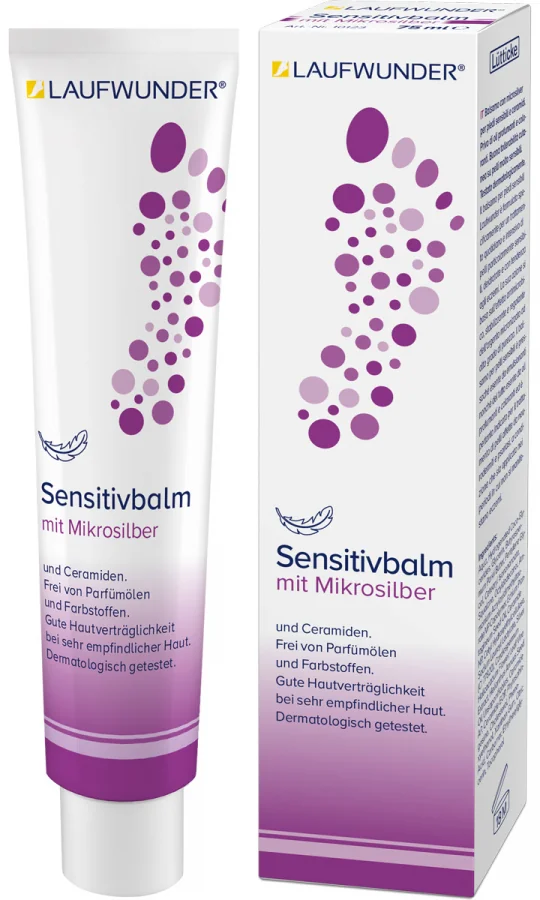 Krém na nohy, citlivá, suchá a ekzemická pokožka Laufwunder Sensitivbalm, 75 ml