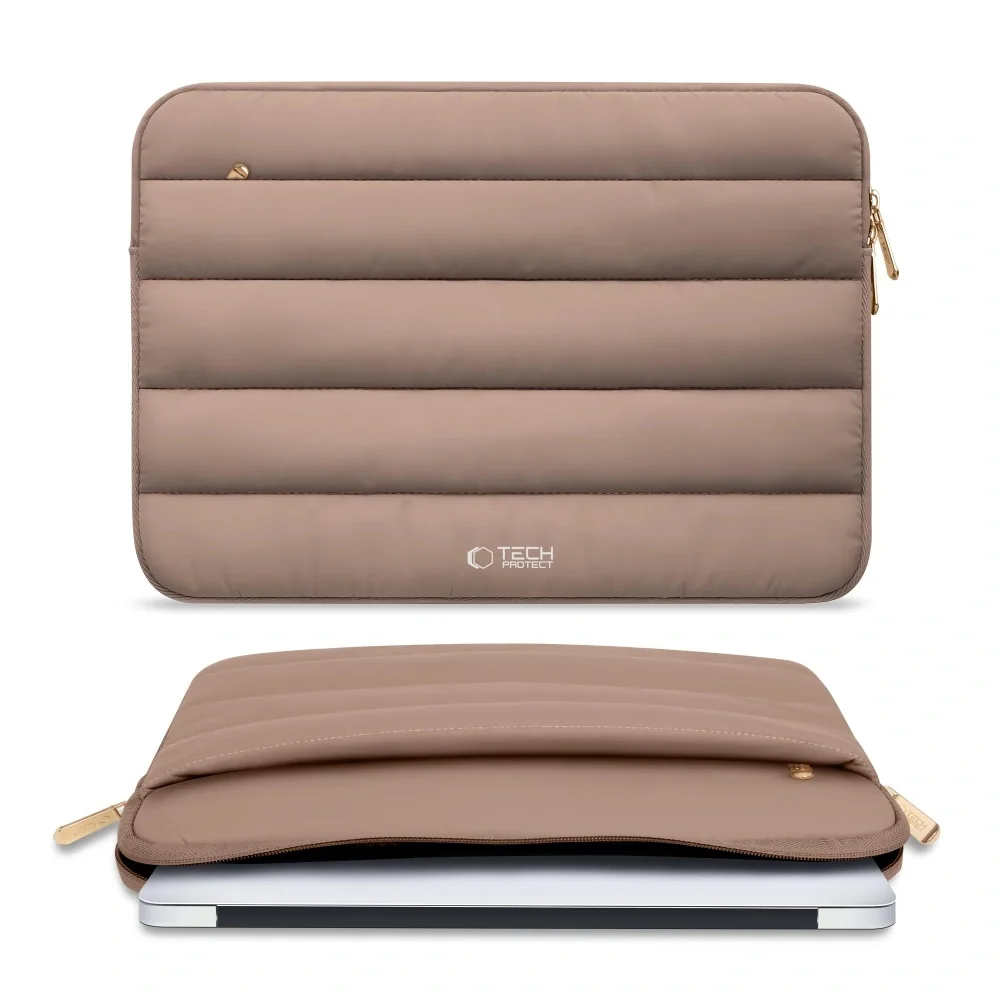 Tech-Protect Fluffy obal na notebook 13-14'', hnedý
