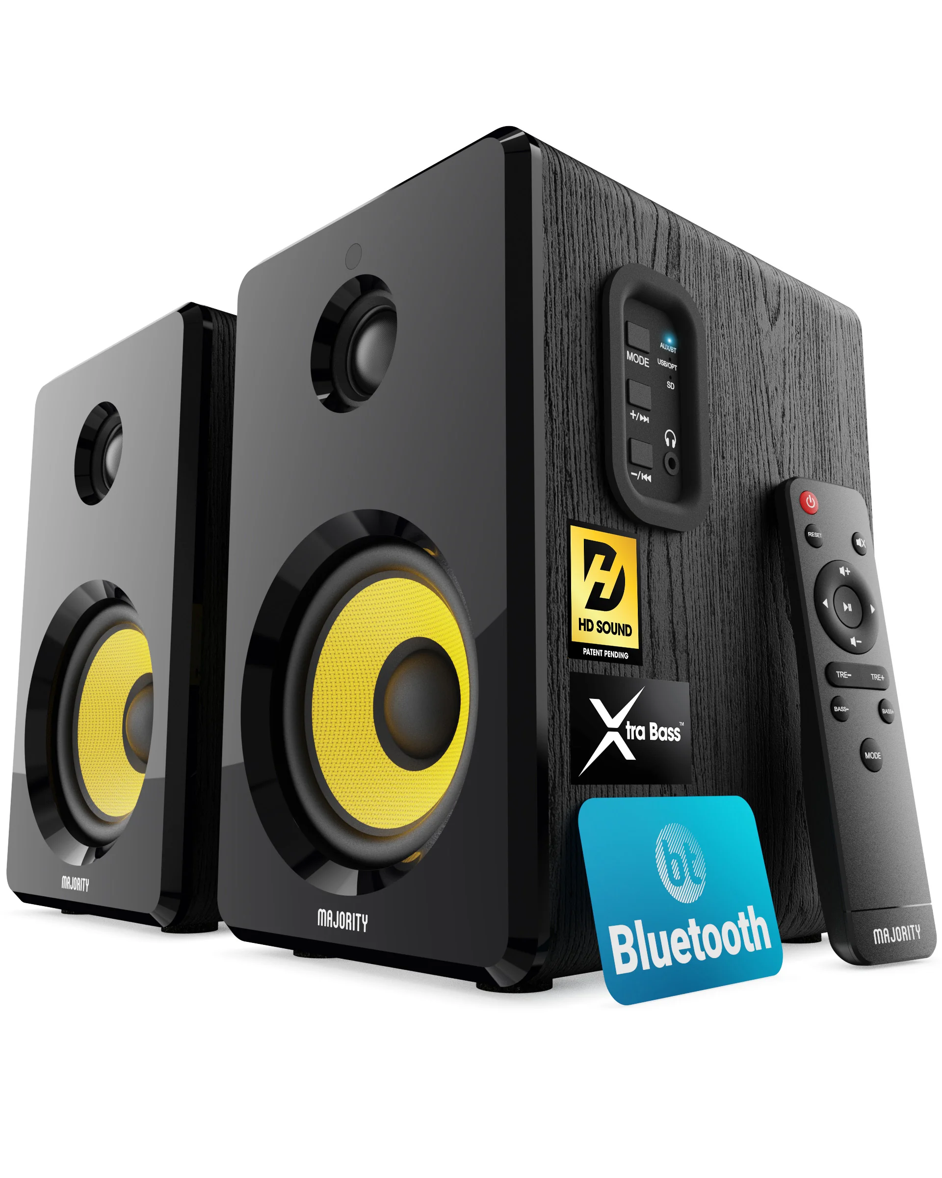 Majority D40X Bookshelf, BT speakers