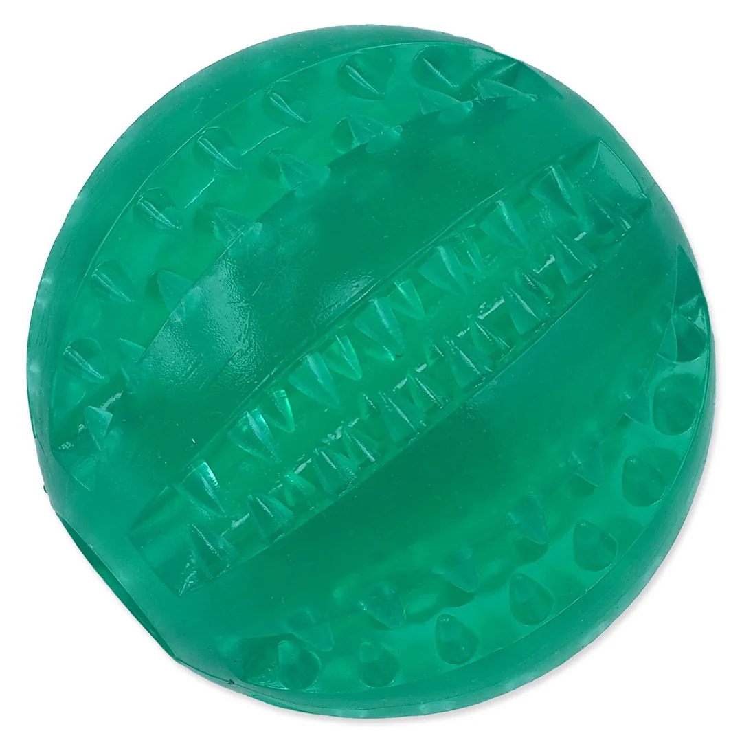 Loptička Dog Fantasy DENTAL MINT zelená 7cm
